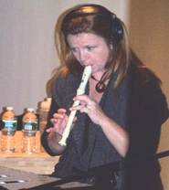 Darlene DeLay recording "Goldilocks" sound track